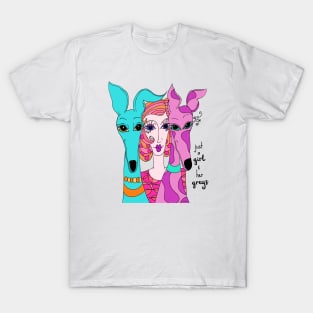 Greyhounds And A Girl T-Shirt
